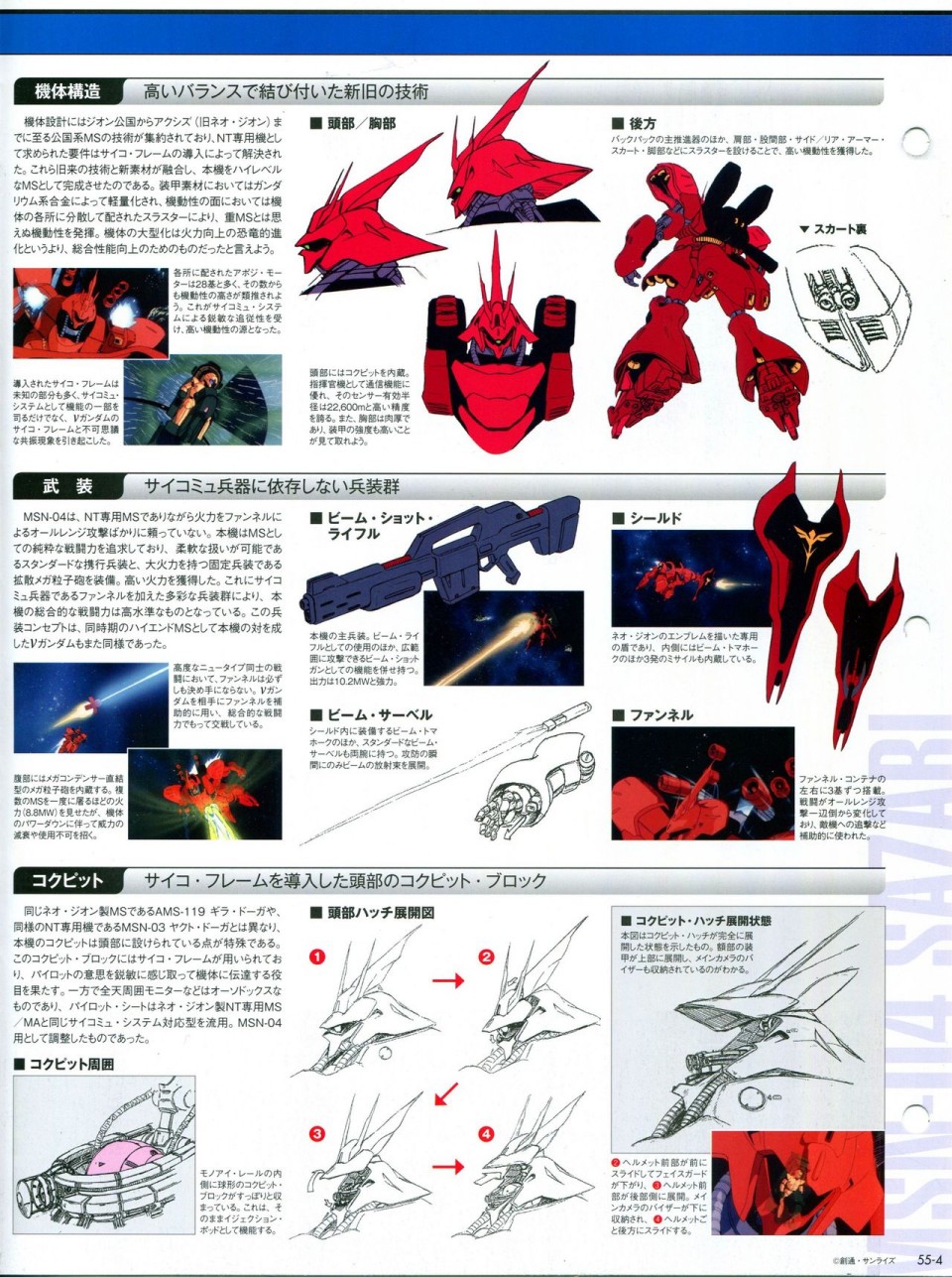 《The Official Gundam Perfect File》漫画最新章节第52-55话免费下拉式在线观看章节第【110】张图片