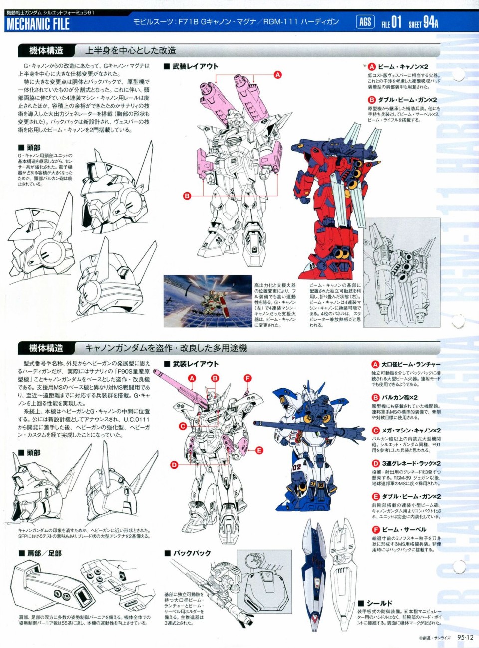 《The Official Gundam Perfect File》漫画最新章节第91-100话免费下拉式在线观看章节第【152】张图片