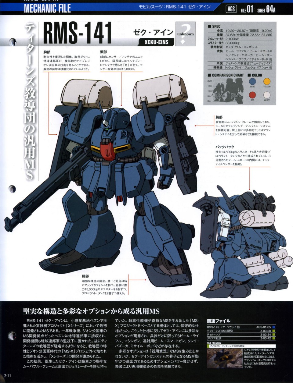 《The Official Gundam Perfect File》漫画最新章节第2话免费下拉式在线观看章节第【13】张图片