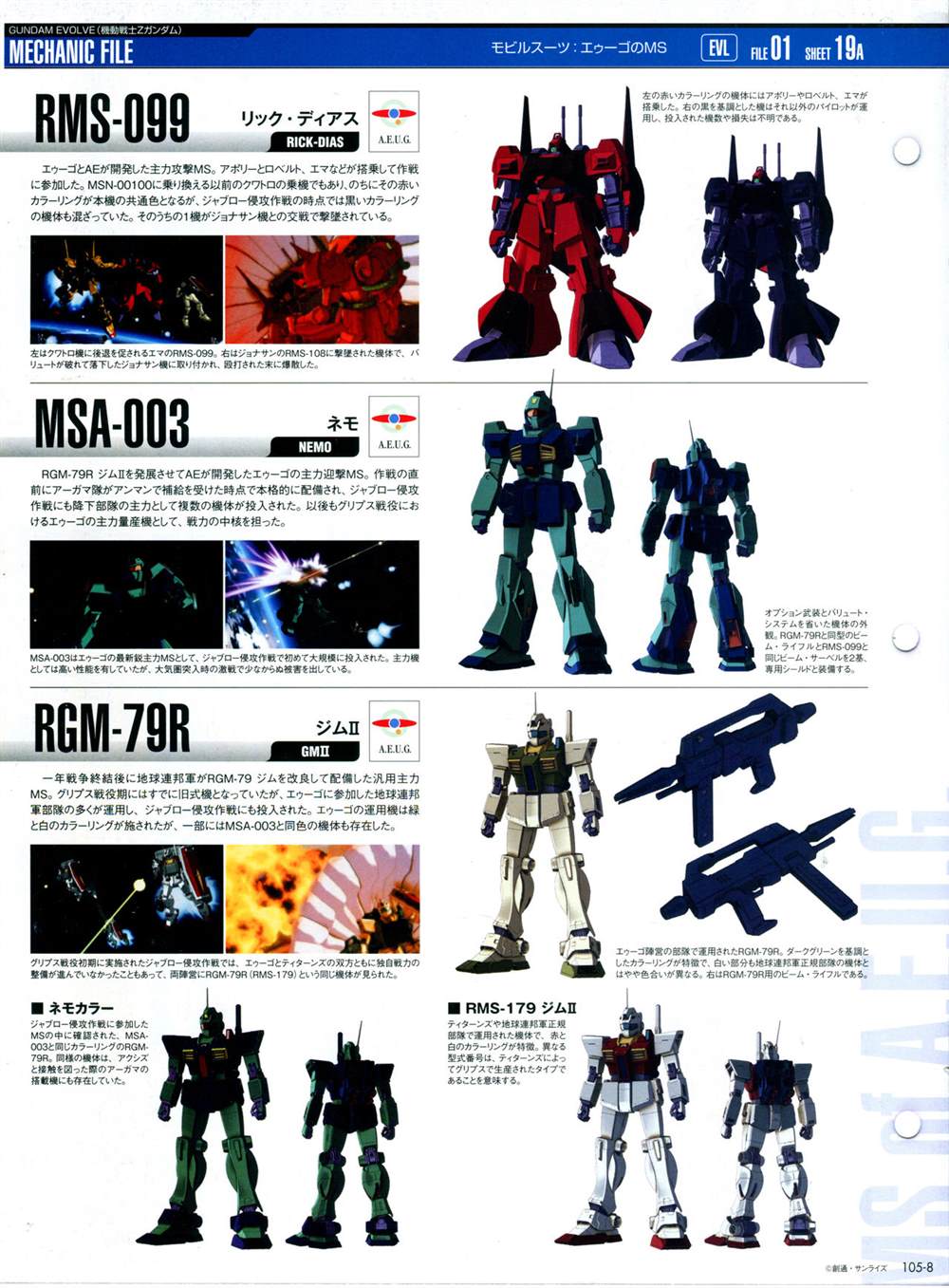《The Official Gundam Perfect File》漫画最新章节第101-110话免费下拉式在线观看章节第【156】张图片