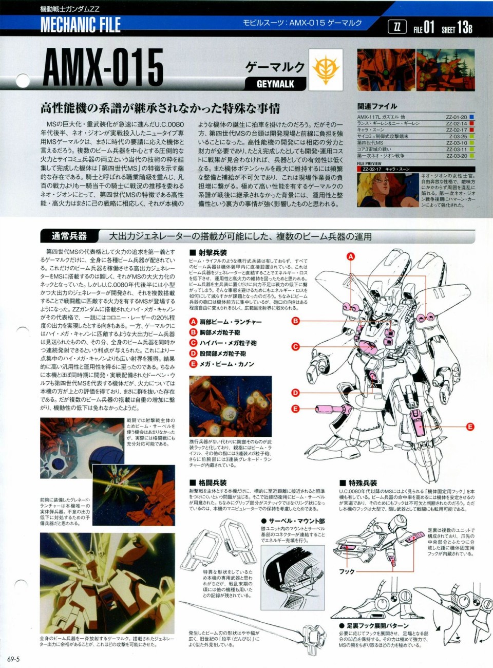 《The Official Gundam Perfect File》漫画最新章节第68-80话免费下拉式在线观看章节第【41】张图片