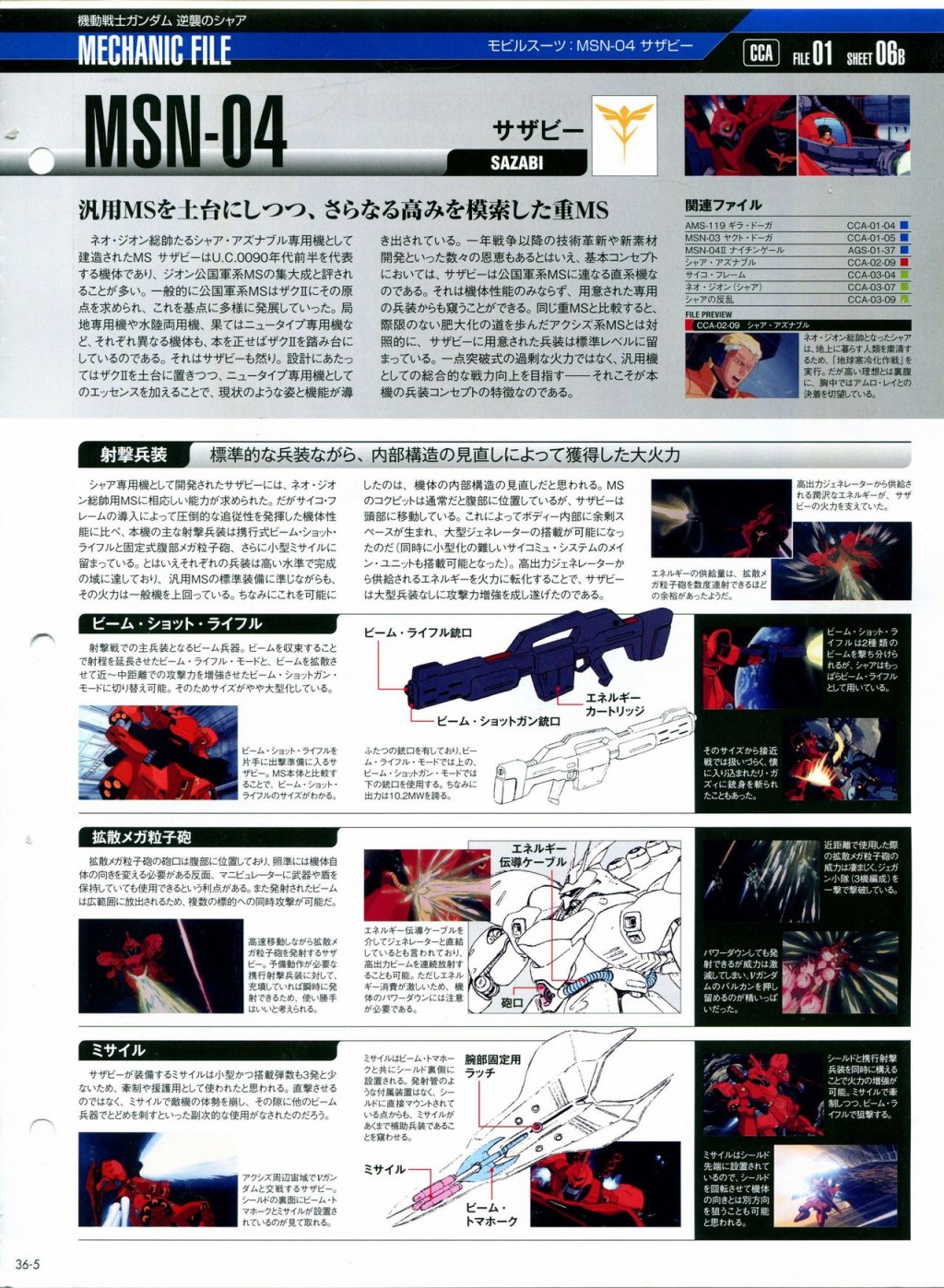 《The Official Gundam Perfect File》漫画最新章节第31-40话免费下拉式在线观看章节第【185】张图片