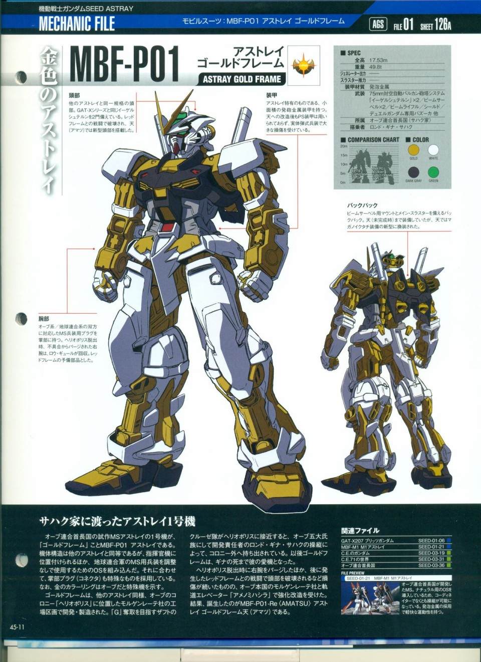 《The Official Gundam Perfect File》漫画最新章节第45话免费下拉式在线观看章节第【12】张图片