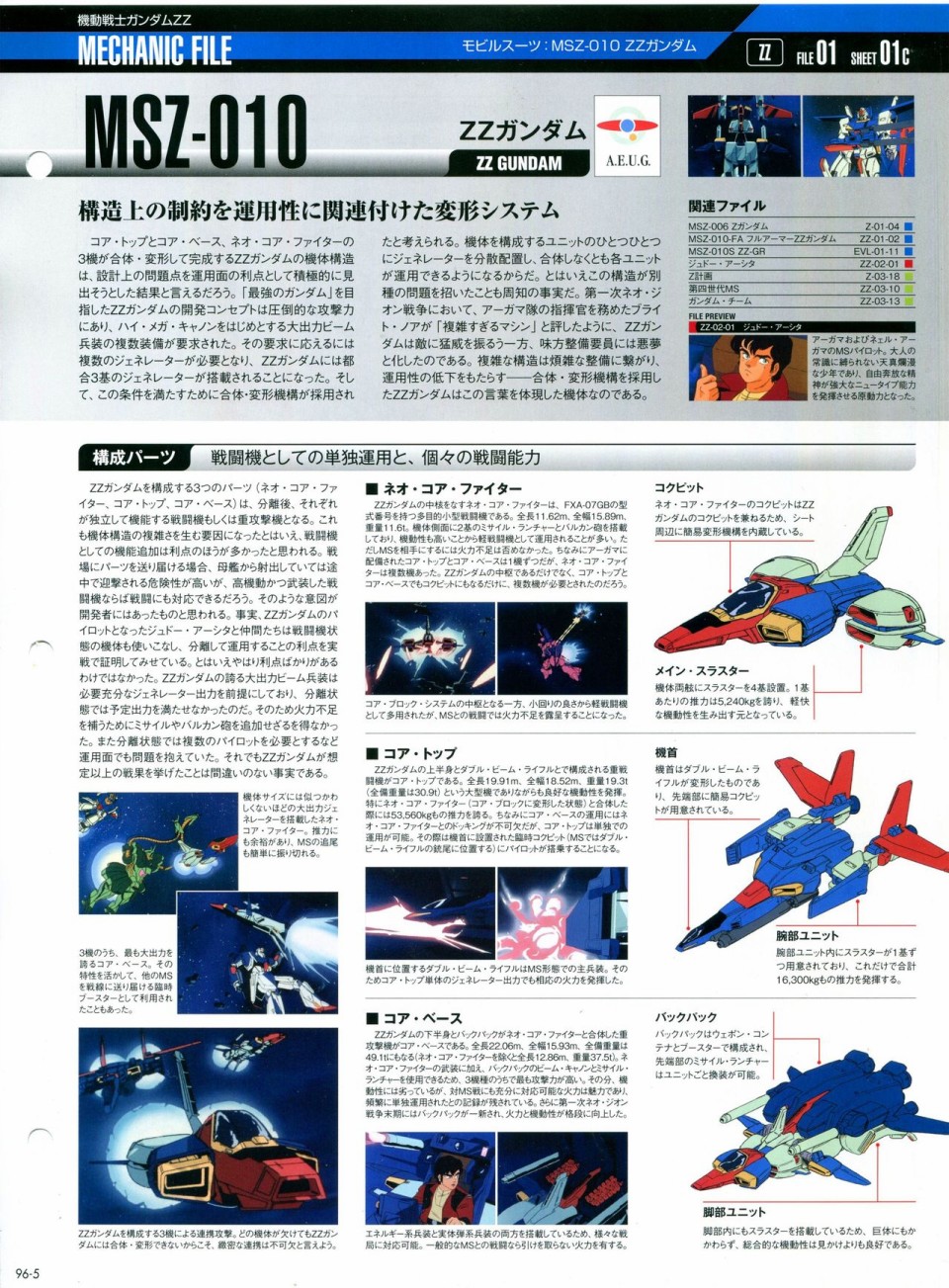 《The Official Gundam Perfect File》漫画最新章节第91-100话免费下拉式在线观看章节第【180】张图片