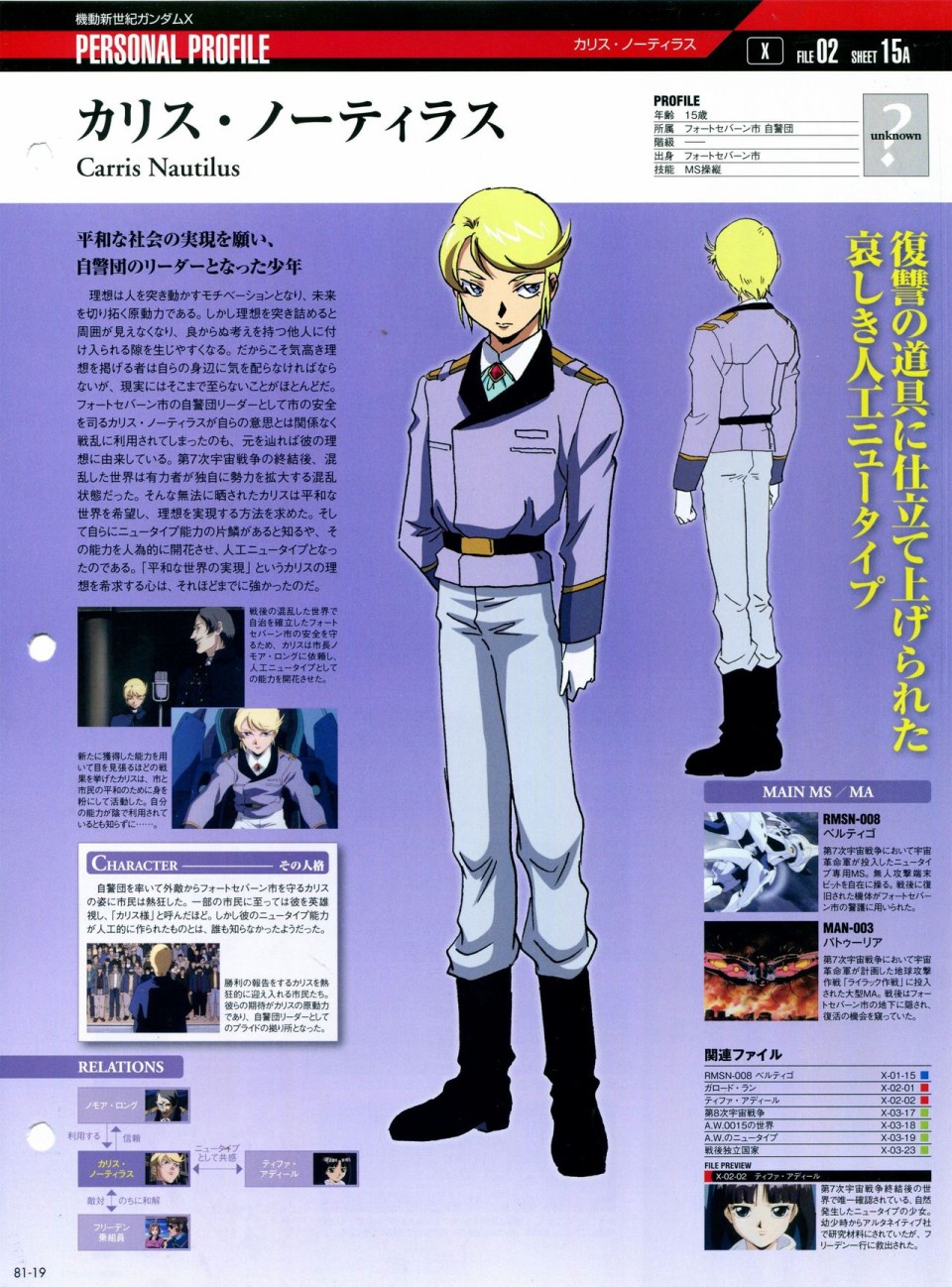 《The Official Gundam Perfect File》漫画最新章节第81-90话免费下拉式在线观看章节第【19】张图片