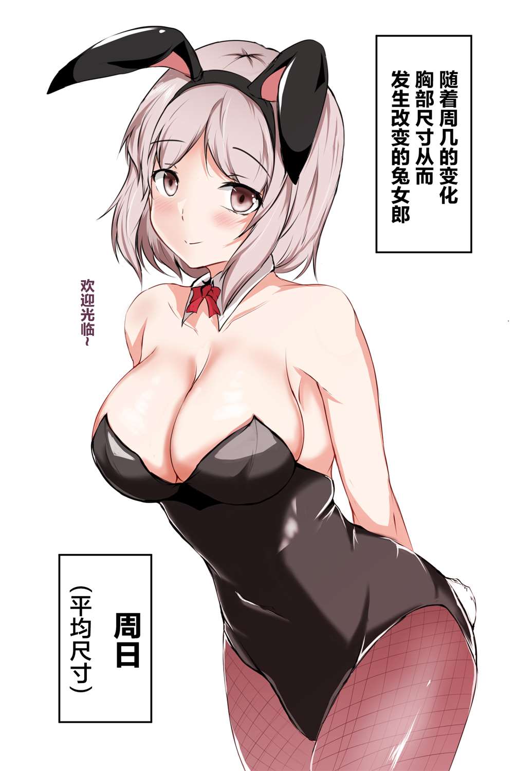 《随著周几变化胸部尺寸的孩子》漫画最新章节第2话免费下拉式在线观看章节第【2】张图片