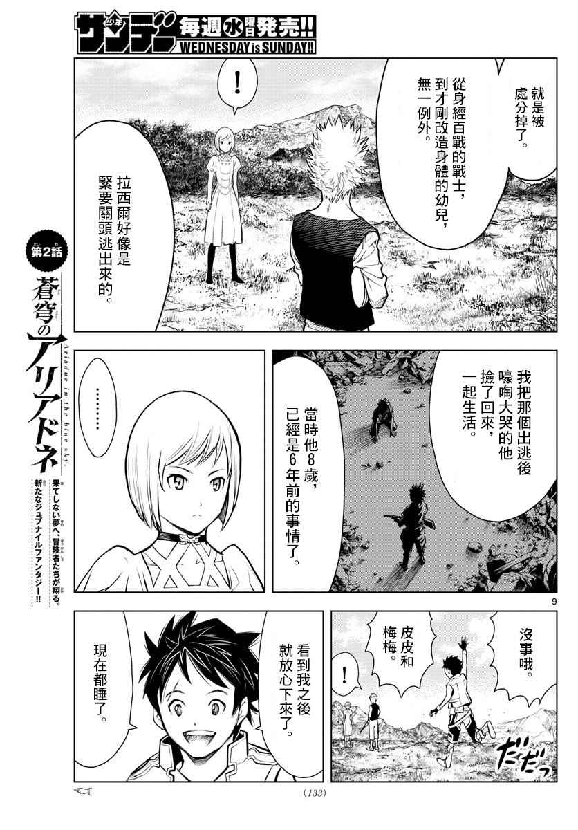 《苍穹的阿里阿德涅》漫画最新章节第2话 苍穹的骑士免费下拉式在线观看章节第【9】张图片