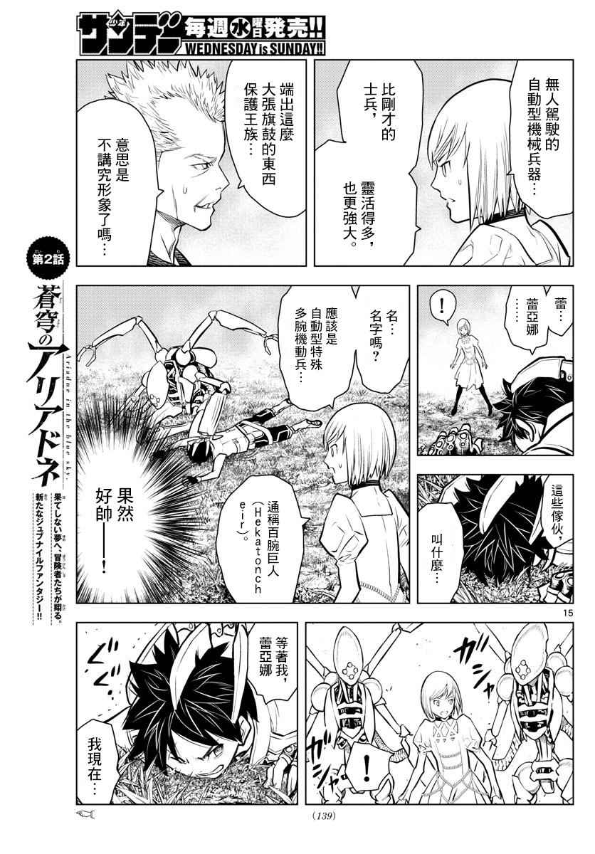 《苍穹的阿里阿德涅》漫画最新章节第2话 苍穹的骑士免费下拉式在线观看章节第【15】张图片