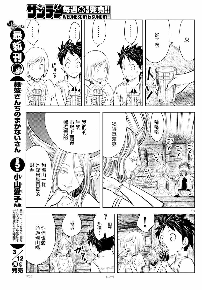 《苍穹的阿里阿德涅》漫画最新章节第13话 锡鸟族的村子免费下拉式在线观看章节第【12】张图片