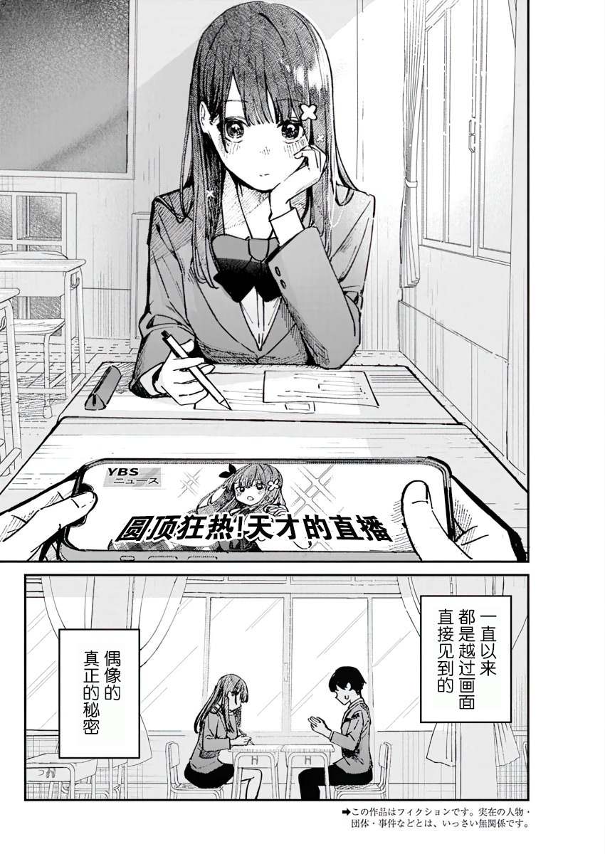 《放学后的偶像有一个秘密》漫画最新章节第1话免费下拉式在线观看章节第【3】张图片