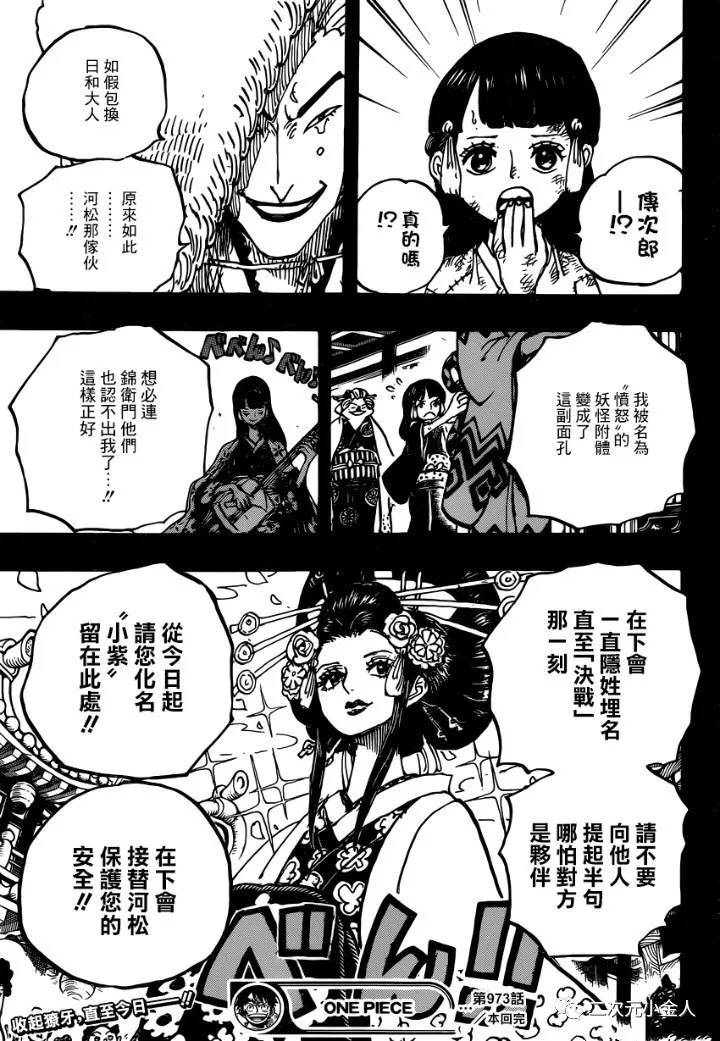 《海贼王》漫画最新章节第973话 光月一族免费下拉式在线观看章节第【17】张图片