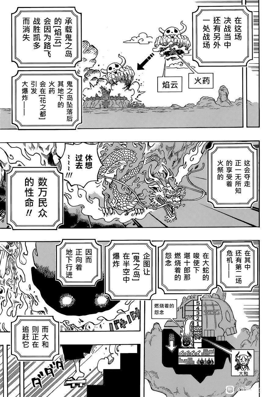 《海贼王》漫画最新章节第1036话 武士之道谓之死也免费下拉式在线观看章节第【7】张图片