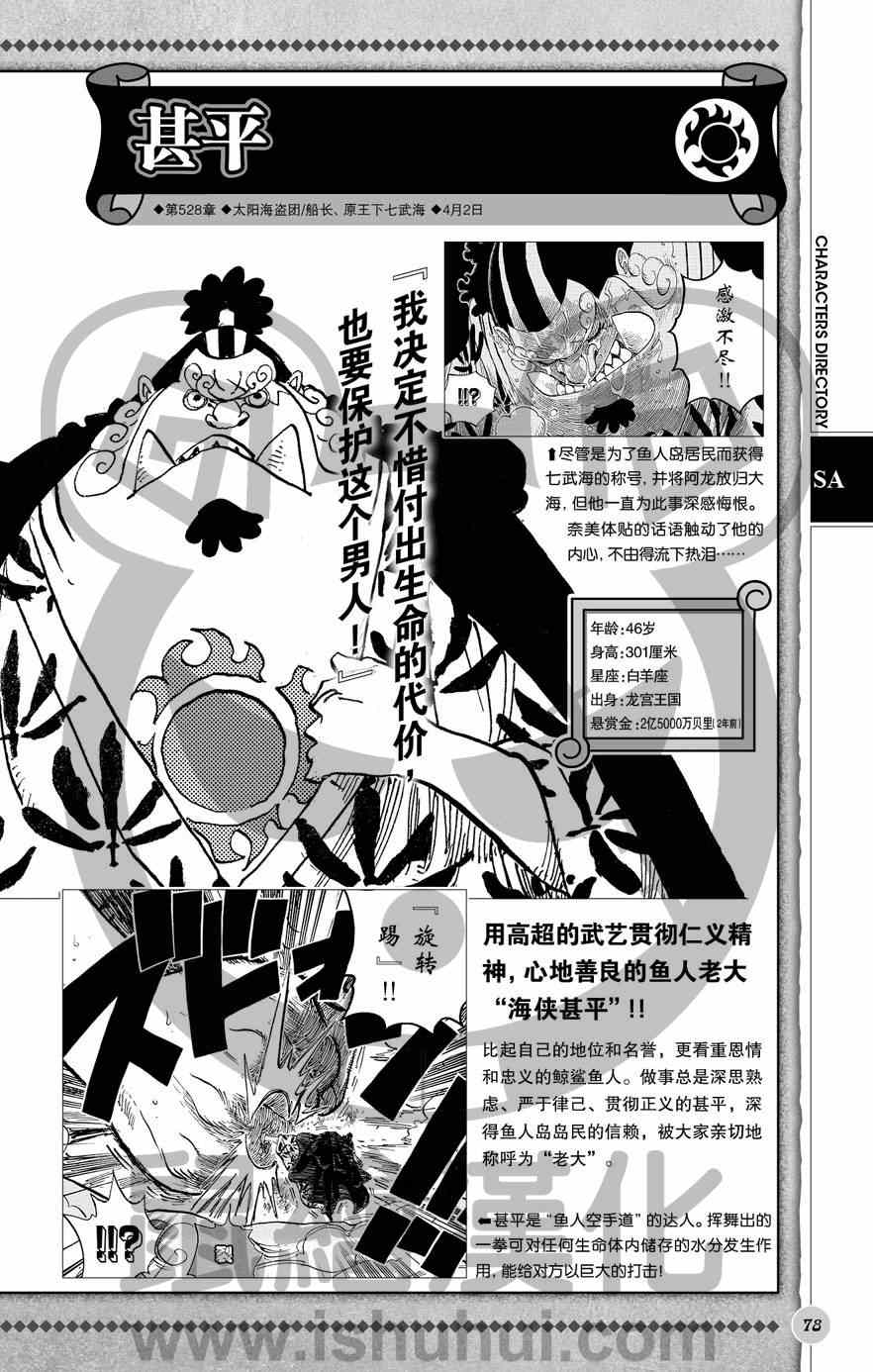 《海贼王》漫画最新章节人物世界公式免费下拉式在线观看章节第【79】张图片