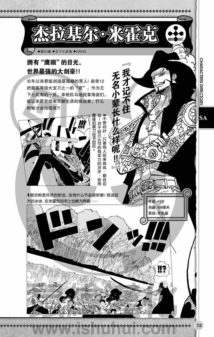 《海贼王》漫画最新章节人物世界公式免费下拉式在线观看章节第【73】张图片