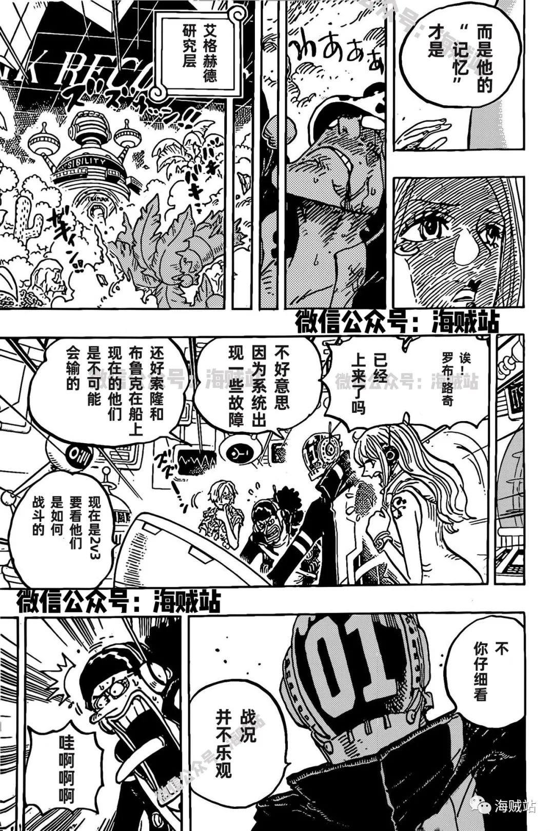 《海贼王》漫画最新章节第1072话 记忆的重量免费下拉式在线观看章节第【11】张图片