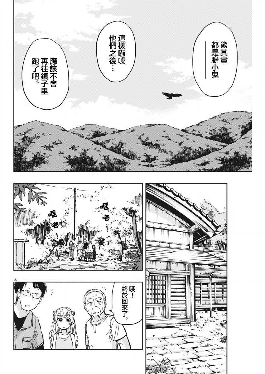 《破烂机器迷糊子》漫画最新章节第27话 讨伐熊与迷糊子免费下拉式在线观看章节第【15】张图片