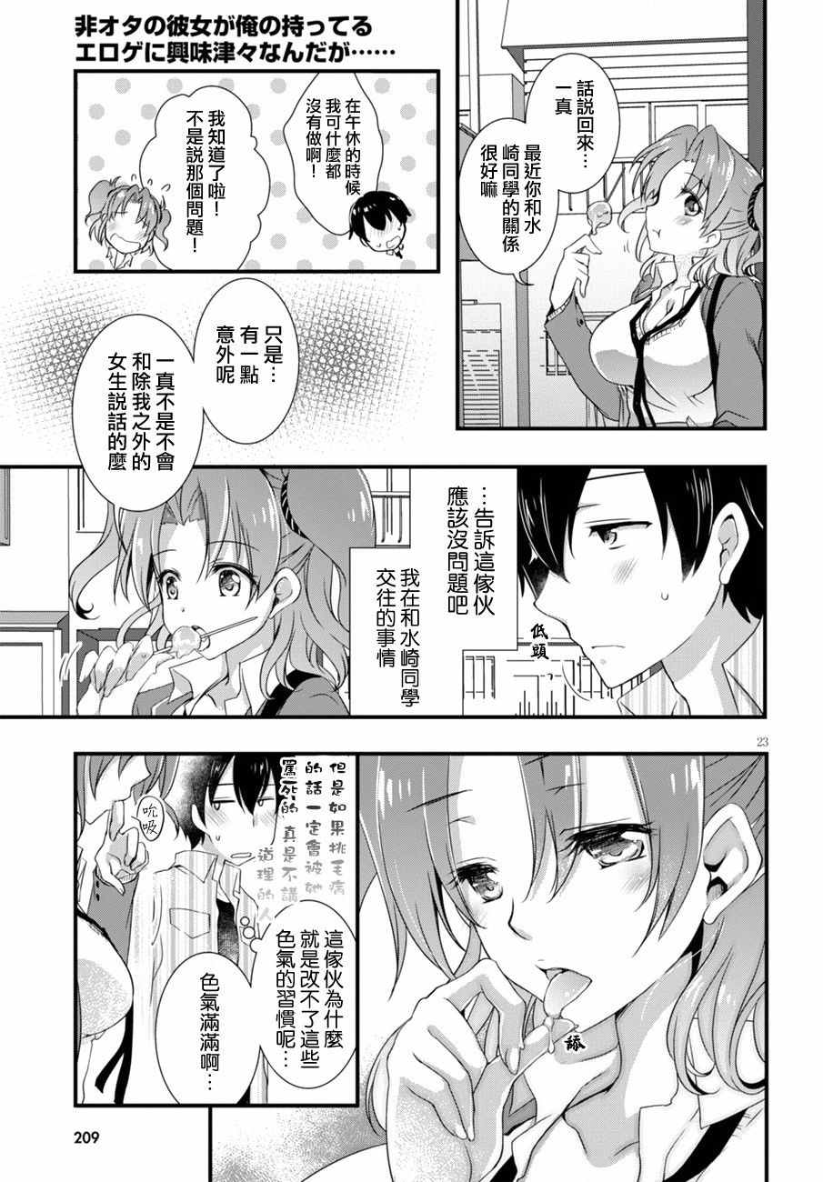 《非宅女友竟然对我的18X游戏兴趣满满》漫画最新章节第4话免费下拉式在线观看章节第【23】张图片