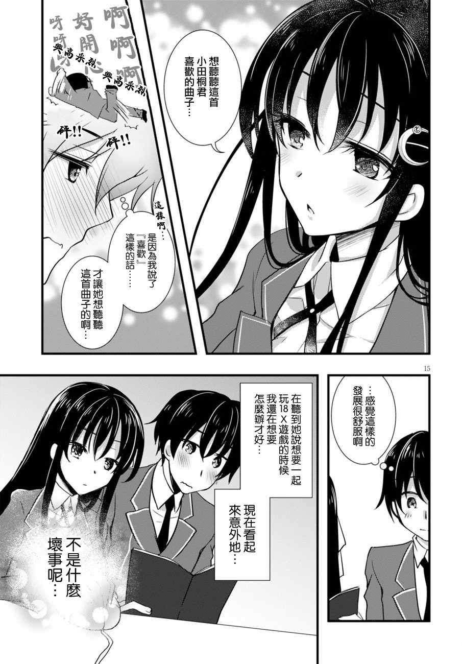 《非宅女友竟然对我的18X游戏兴趣满满》漫画最新章节第3话免费下拉式在线观看章节第【15】张图片