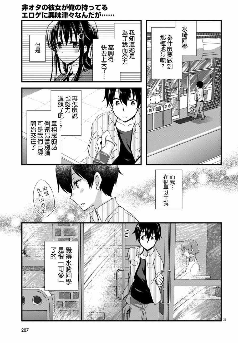 《非宅女友竟然对我的18X游戏兴趣满满》漫画最新章节第4话免费下拉式在线观看章节第【21】张图片