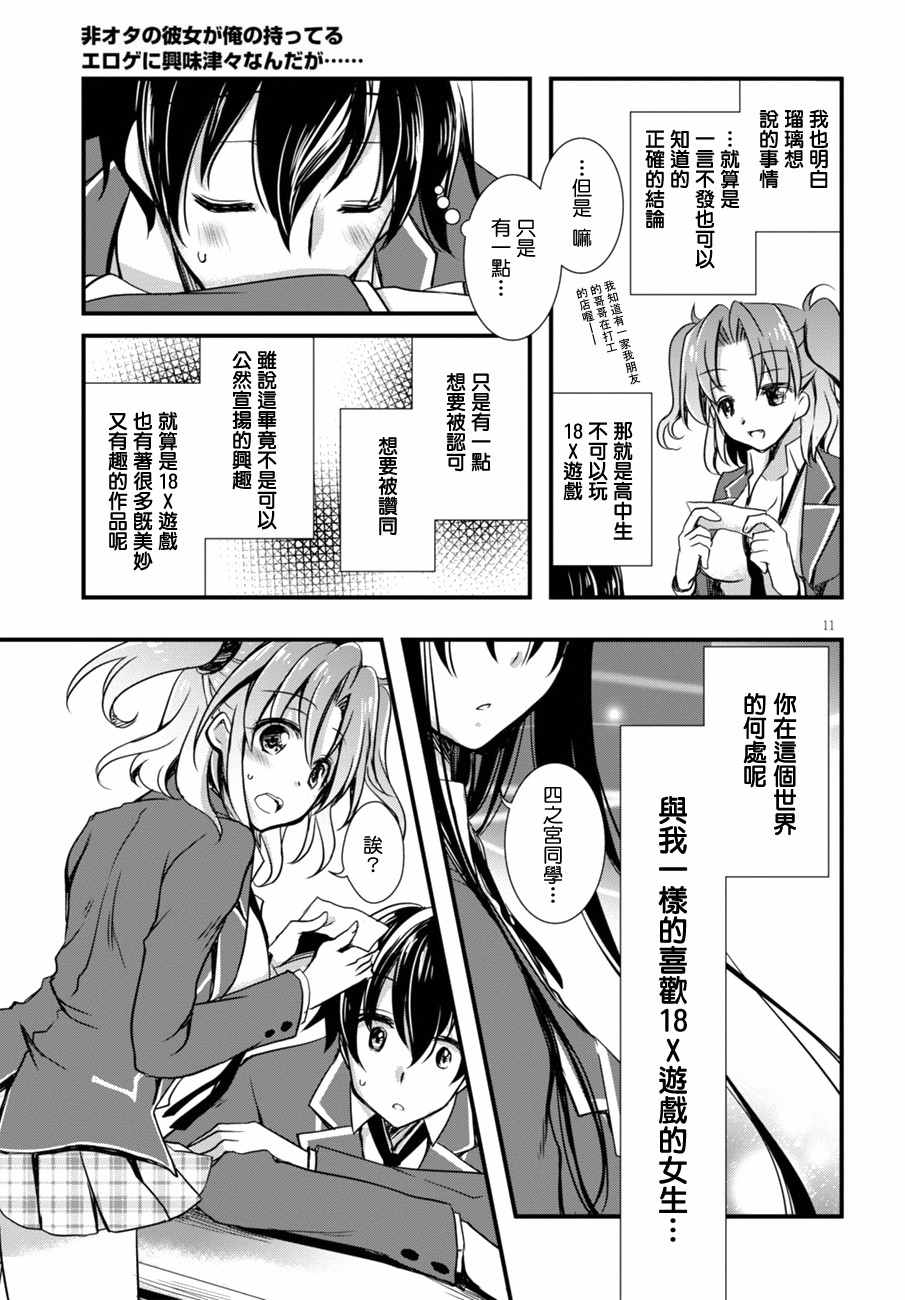 《非宅女友竟然对我的18X游戏兴趣满满》漫画最新章节第1话免费下拉式在线观看章节第【14】张图片