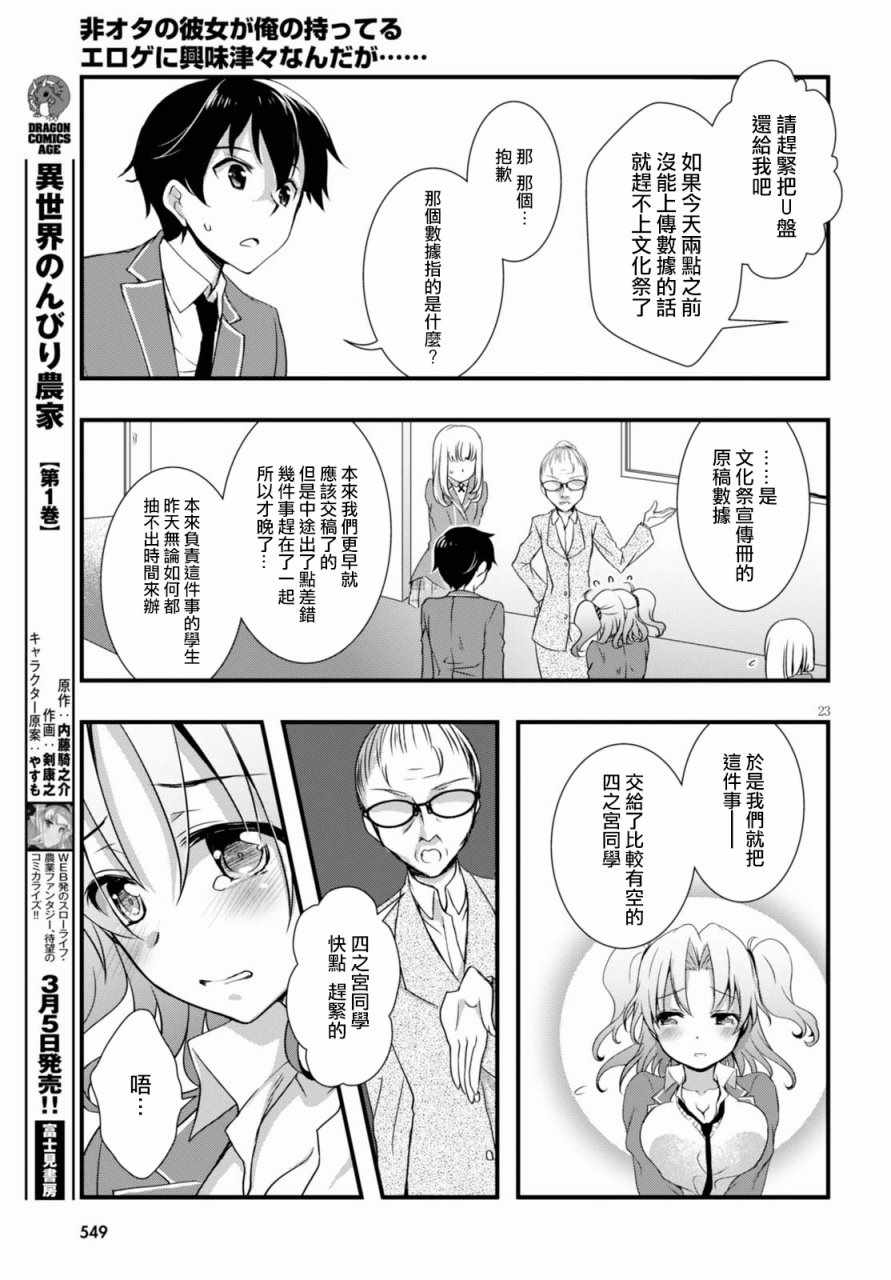 《非宅女友竟然对我的18X游戏兴趣满满》漫画最新章节第21话免费下拉式在线观看章节第【23】张图片