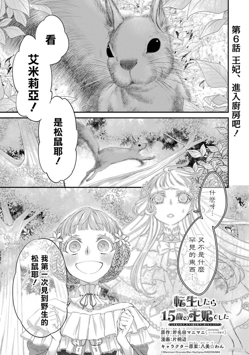 《转生成了15岁的王妃～原本是社畜的我、被年下的国王陛下逼迫了！？》漫画最新章节第6话免费下拉式在线观看章节第【3】张图片