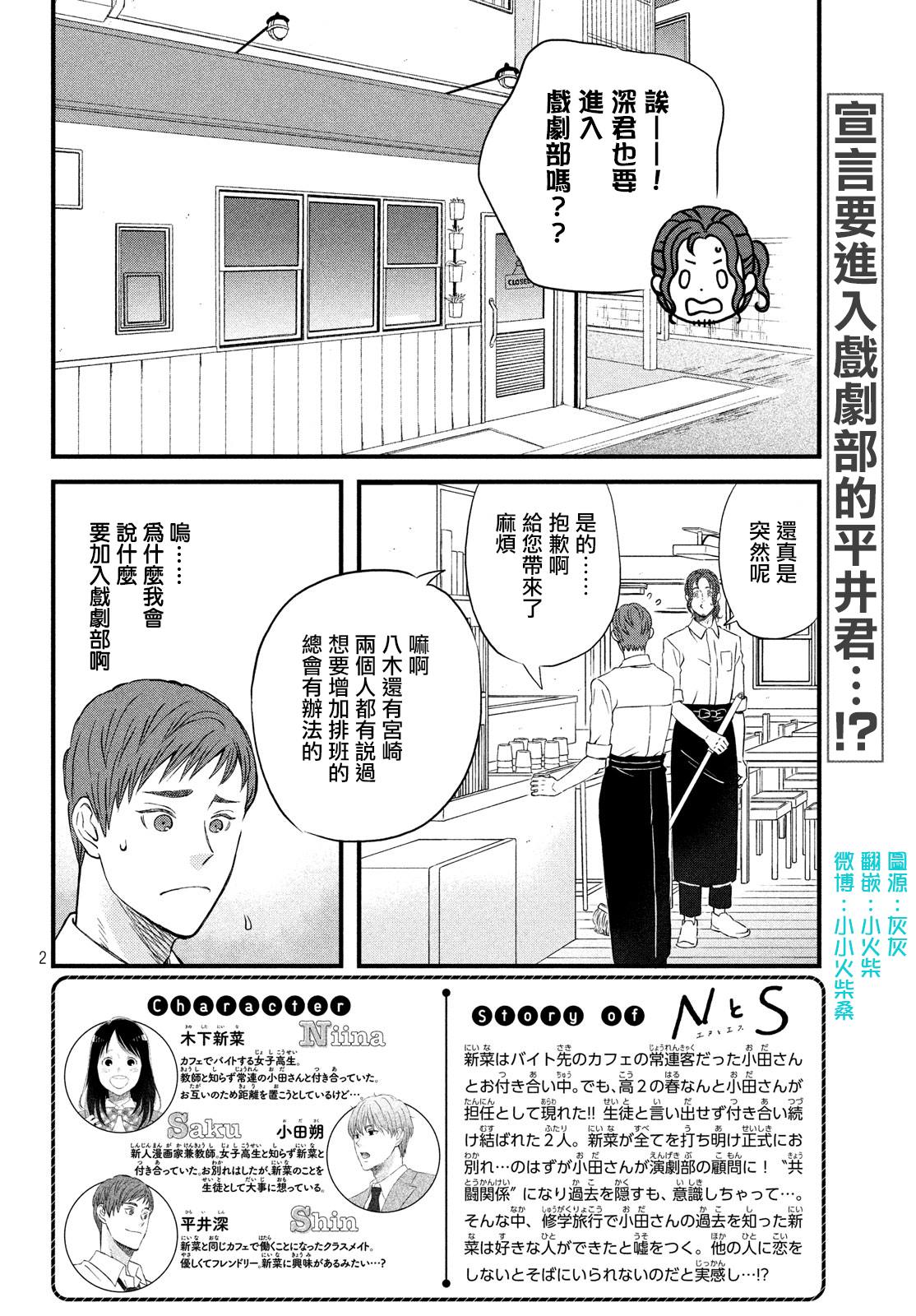 《N和S》漫画最新章节第20话 短篇新作刊登中免费下拉式在线观看章节第【2】张图片