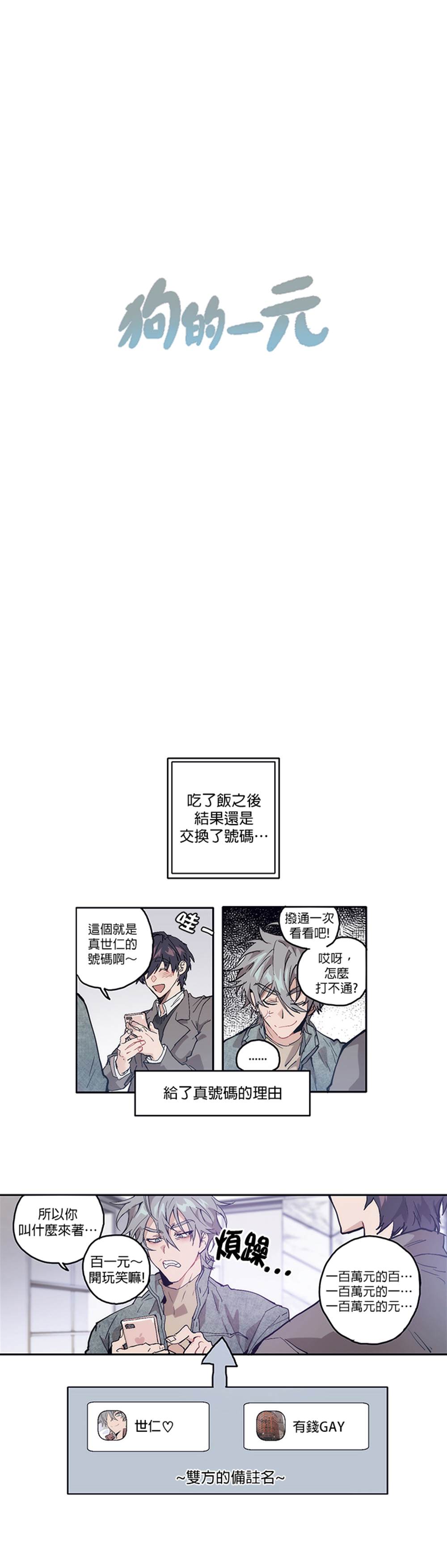 《狗的一元》漫画最新章节第4话免费下拉式在线观看章节第【4】张图片