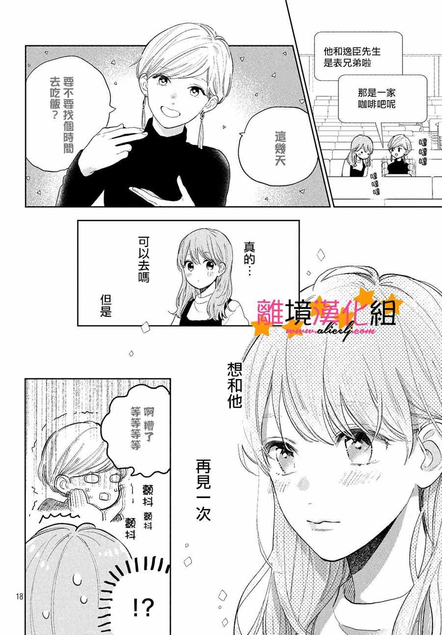 《指尖相触，恋恋不舍》漫画最新章节第1话免费下拉式在线观看章节第【18】张图片