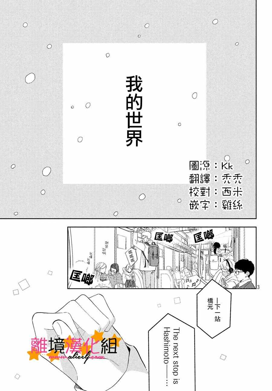 《指尖相触，恋恋不舍》漫画最新章节第1话免费下拉式在线观看章节第【3】张图片