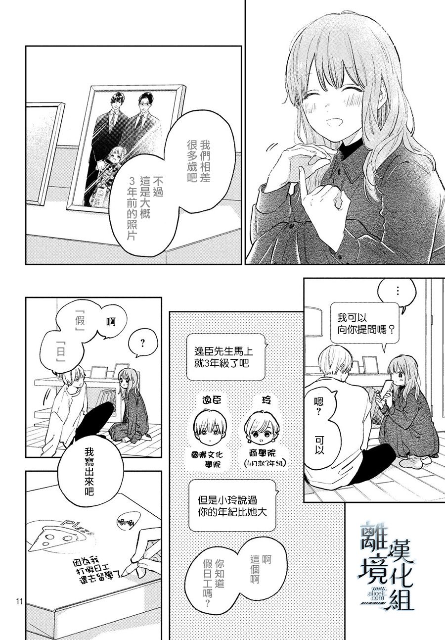 《指尖相触，恋恋不舍》漫画最新章节第7话免费下拉式在线观看章节第【10】张图片