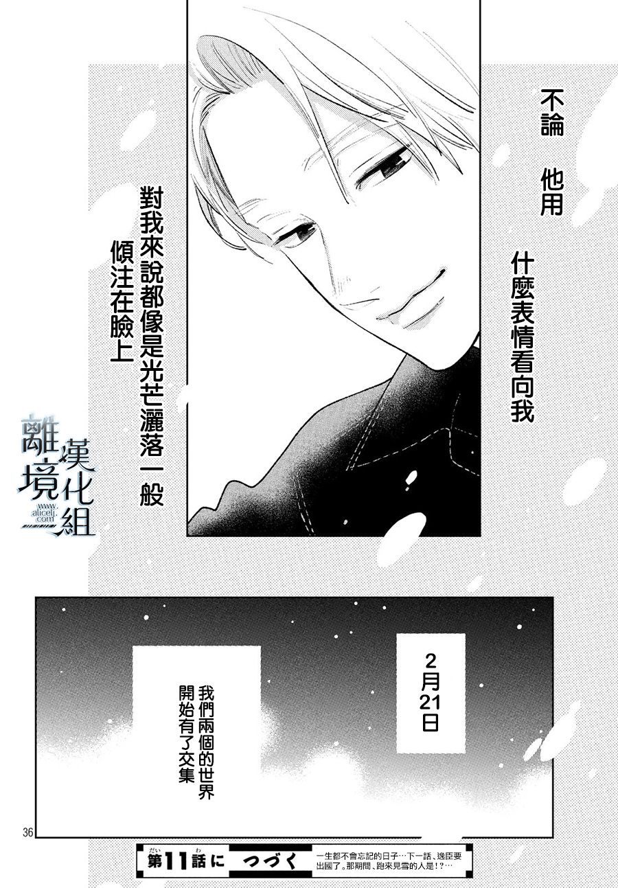 《指尖相触，恋恋不舍》漫画最新章节第10话免费下拉式在线观看章节第【36】张图片