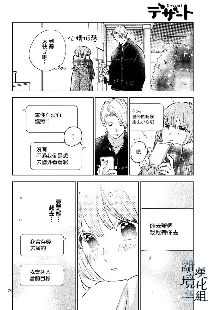 《指尖相触，恋恋不舍》漫画最新章节第10话免费下拉式在线观看章节第【28】张图片