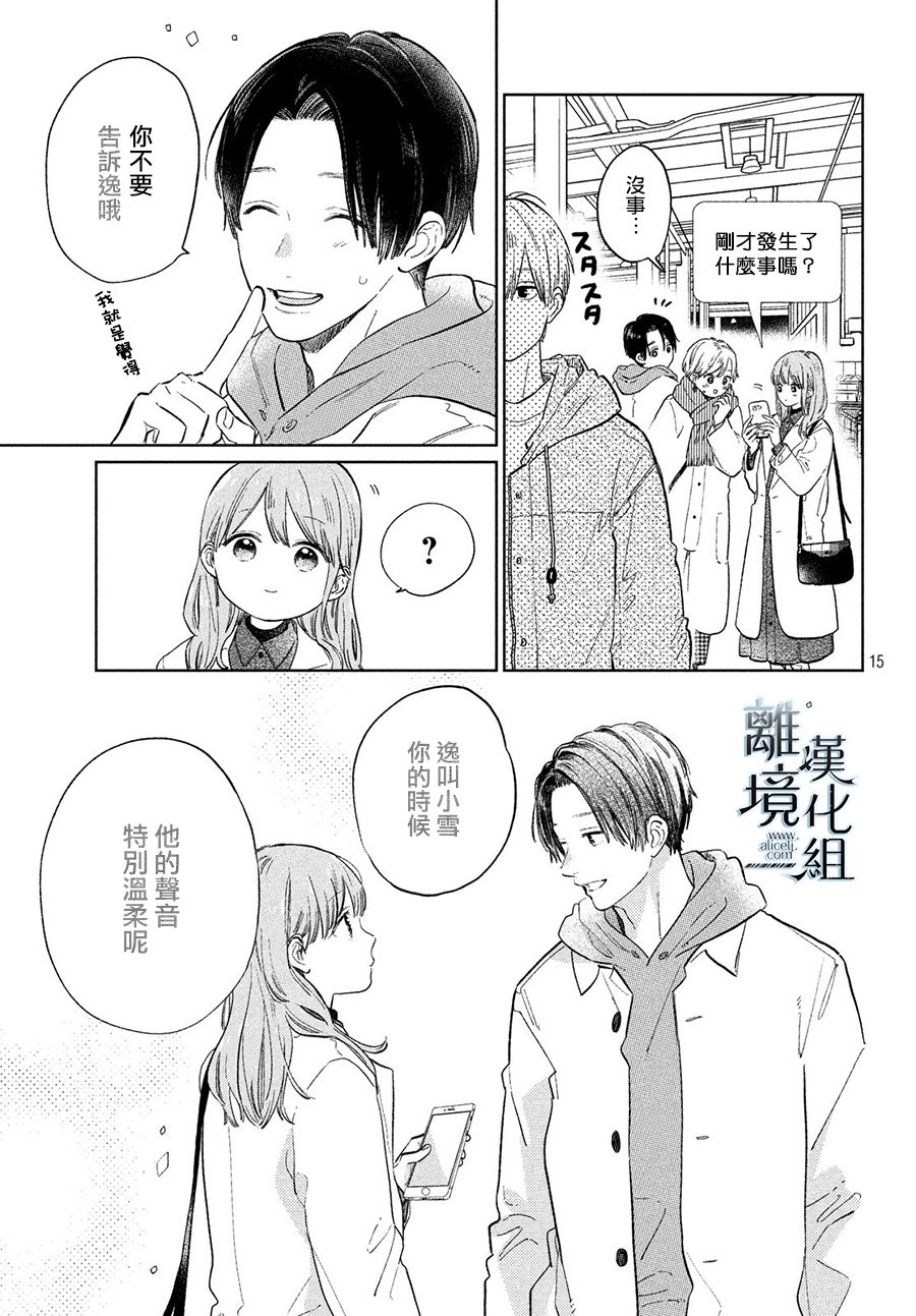 《指尖相触，恋恋不舍》漫画最新章节第6话免费下拉式在线观看章节第【15】张图片