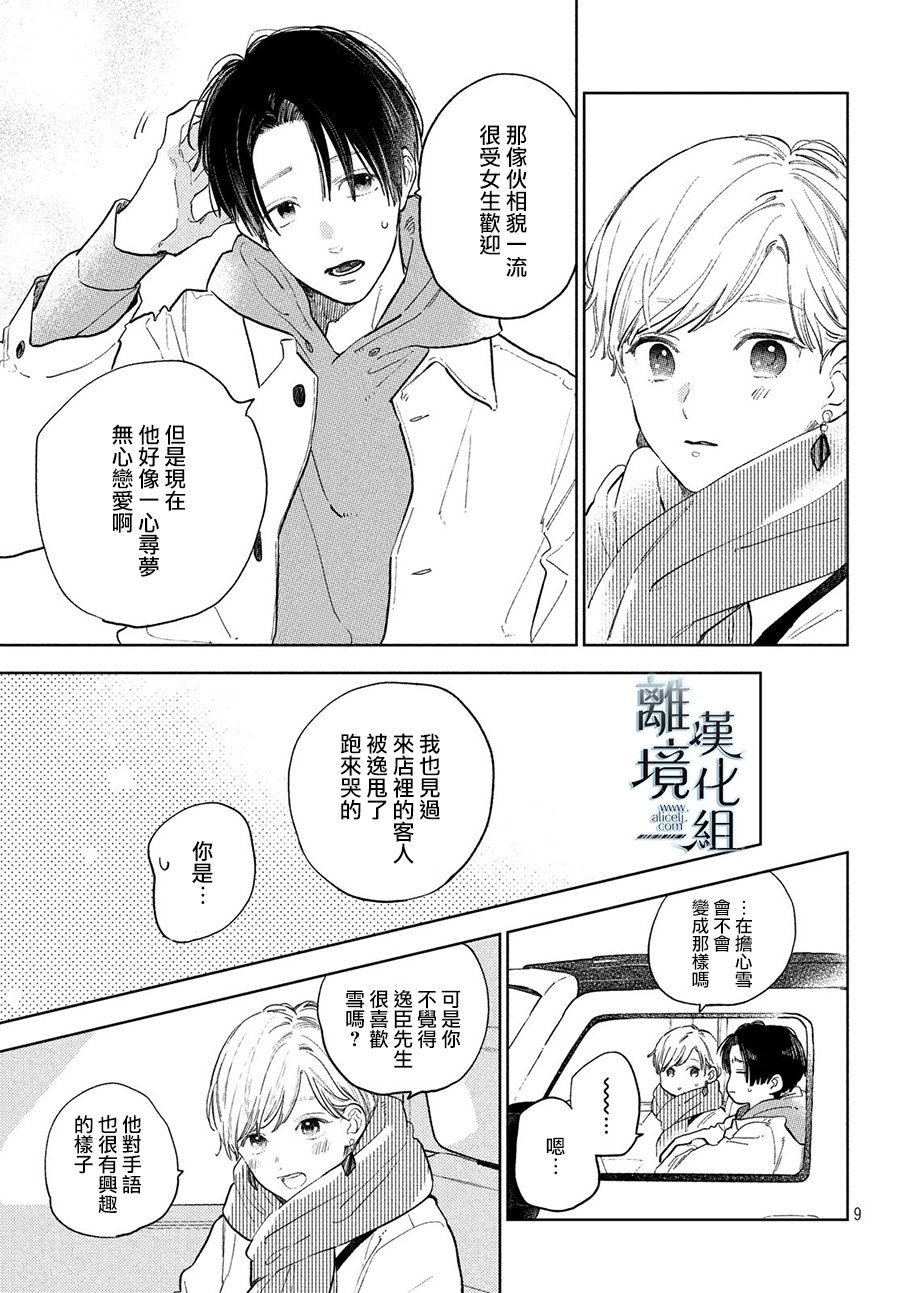 《指尖相触，恋恋不舍》漫画最新章节第6话免费下拉式在线观看章节第【9】张图片