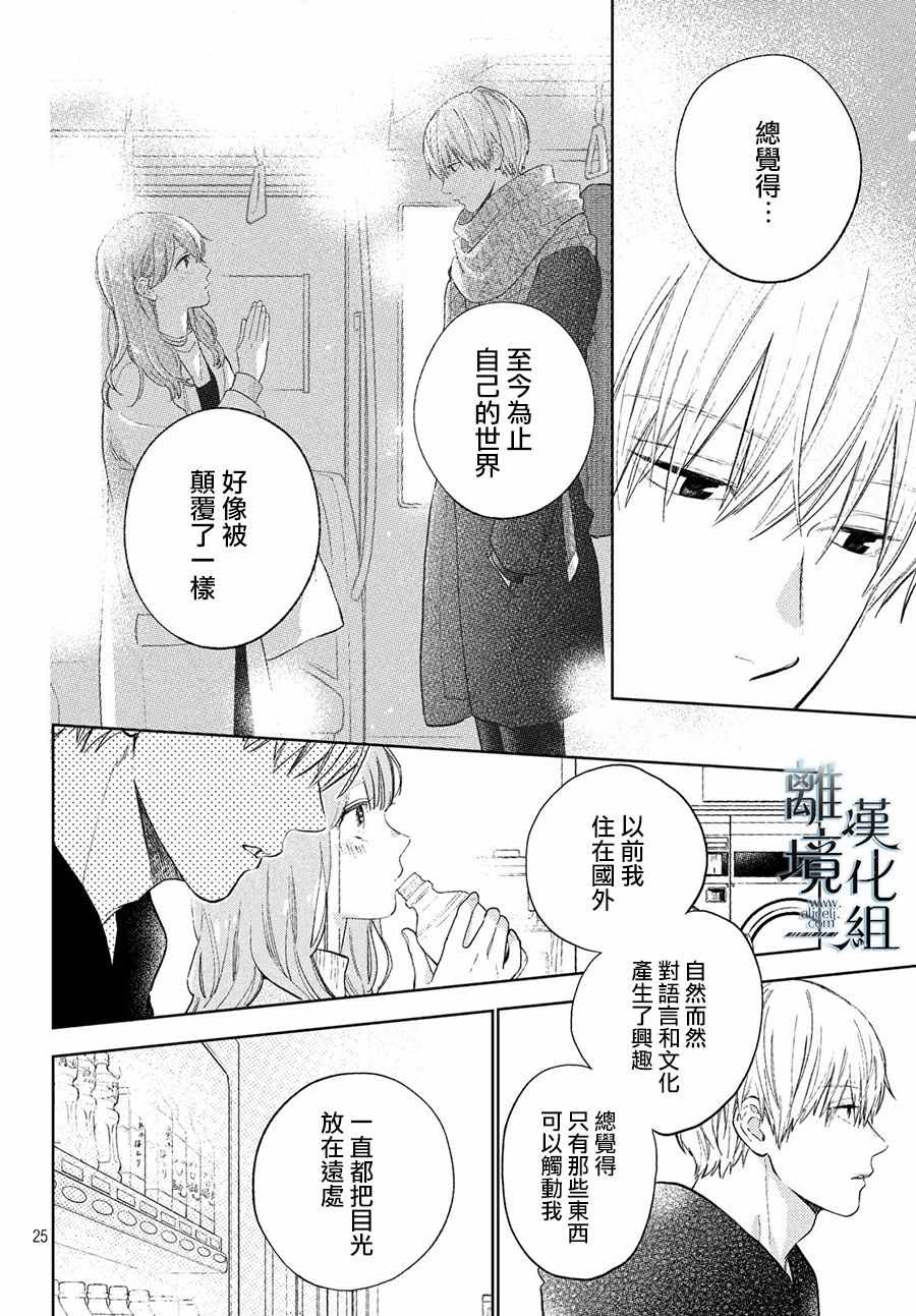 《指尖相触，恋恋不舍》漫画最新章节第4话免费下拉式在线观看章节第【26】张图片