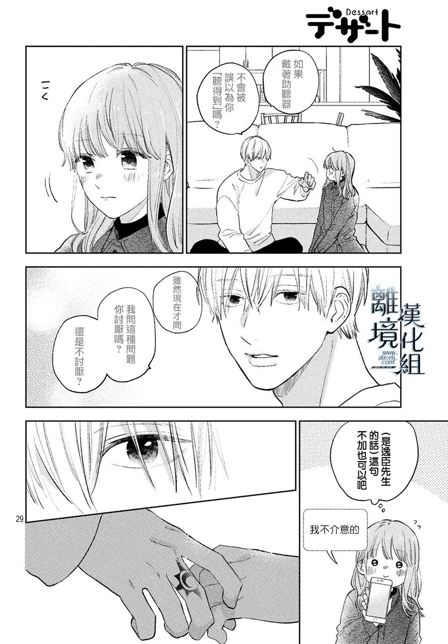 《指尖相触，恋恋不舍》漫画最新章节第7话免费下拉式在线观看章节第【28】张图片