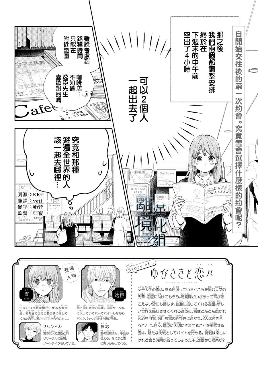 《指尖相触，恋恋不舍》漫画最新章节第20话免费下拉式在线观看章节第【2】张图片