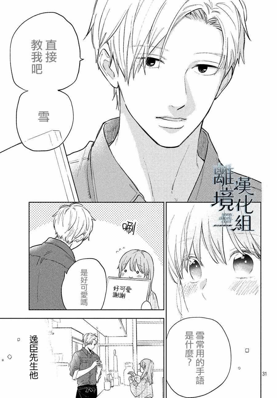 《指尖相触，恋恋不舍》漫画最新章节第3话免费下拉式在线观看章节第【31】张图片