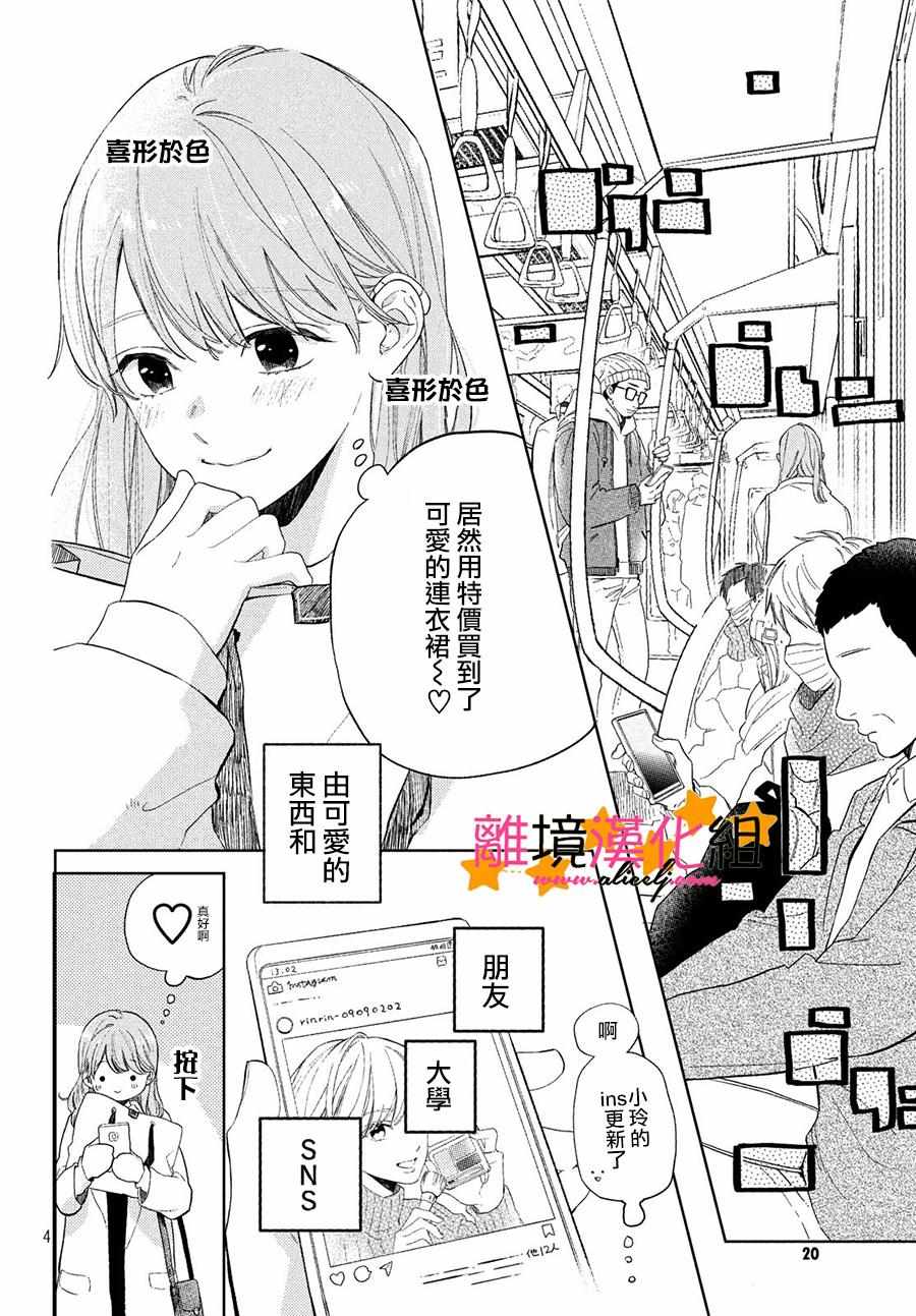 《指尖相触，恋恋不舍》漫画最新章节第1话免费下拉式在线观看章节第【4】张图片