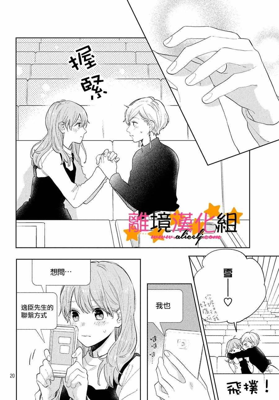 《指尖相触，恋恋不舍》漫画最新章节第1话免费下拉式在线观看章节第【20】张图片