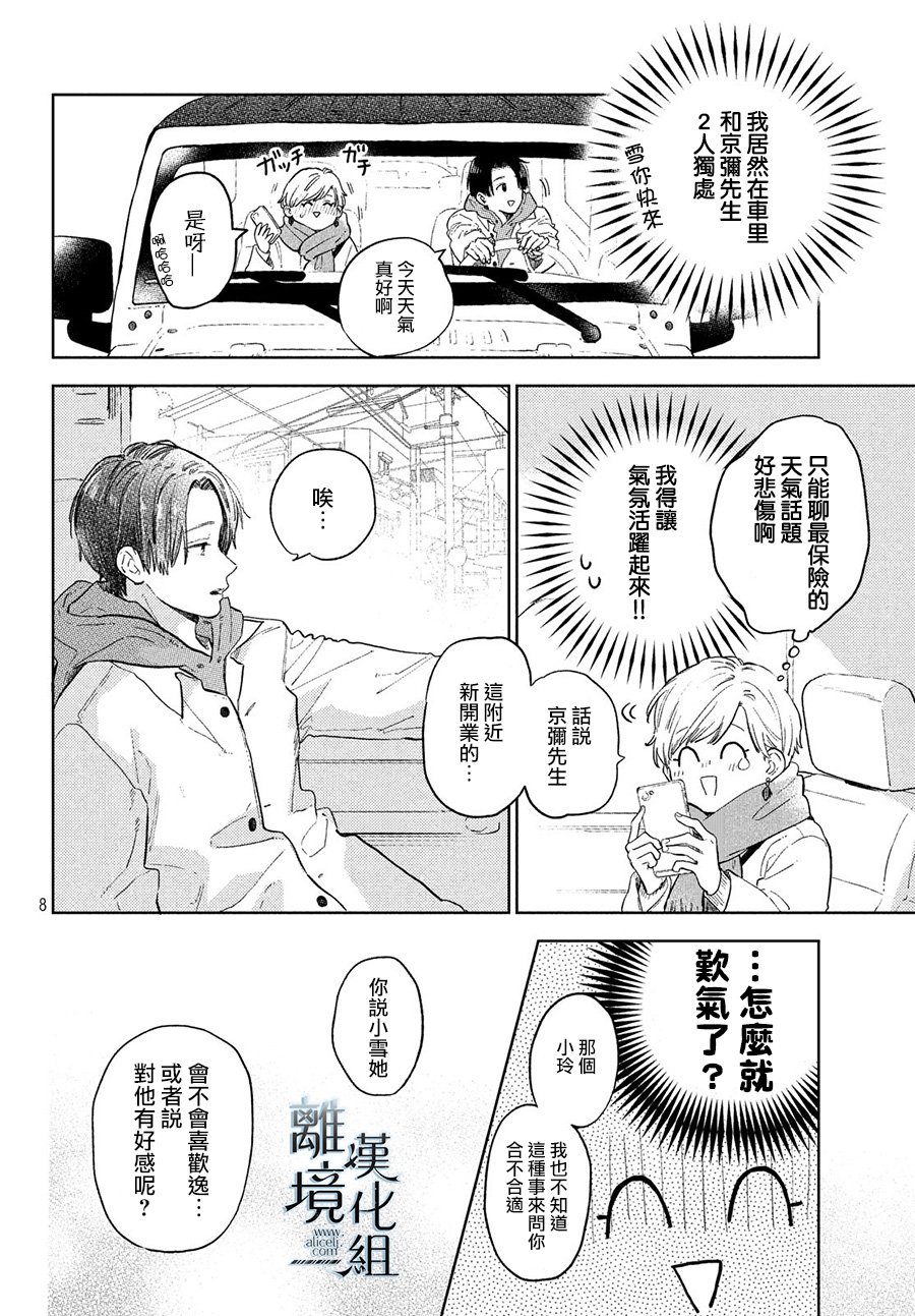 《指尖相触，恋恋不舍》漫画最新章节第6话免费下拉式在线观看章节第【8】张图片