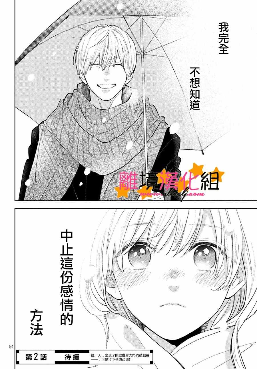 《指尖相触，恋恋不舍》漫画最新章节第1话免费下拉式在线观看章节第【54】张图片