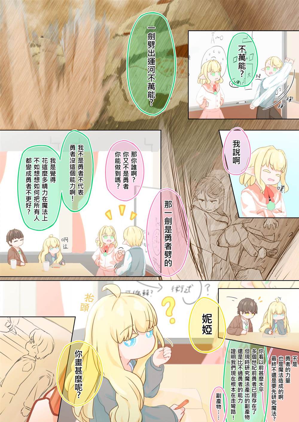 《我♀！就算转生了也绝对要毕业！！》漫画最新章节第2话免费下拉式在线观看章节第【10】张图片