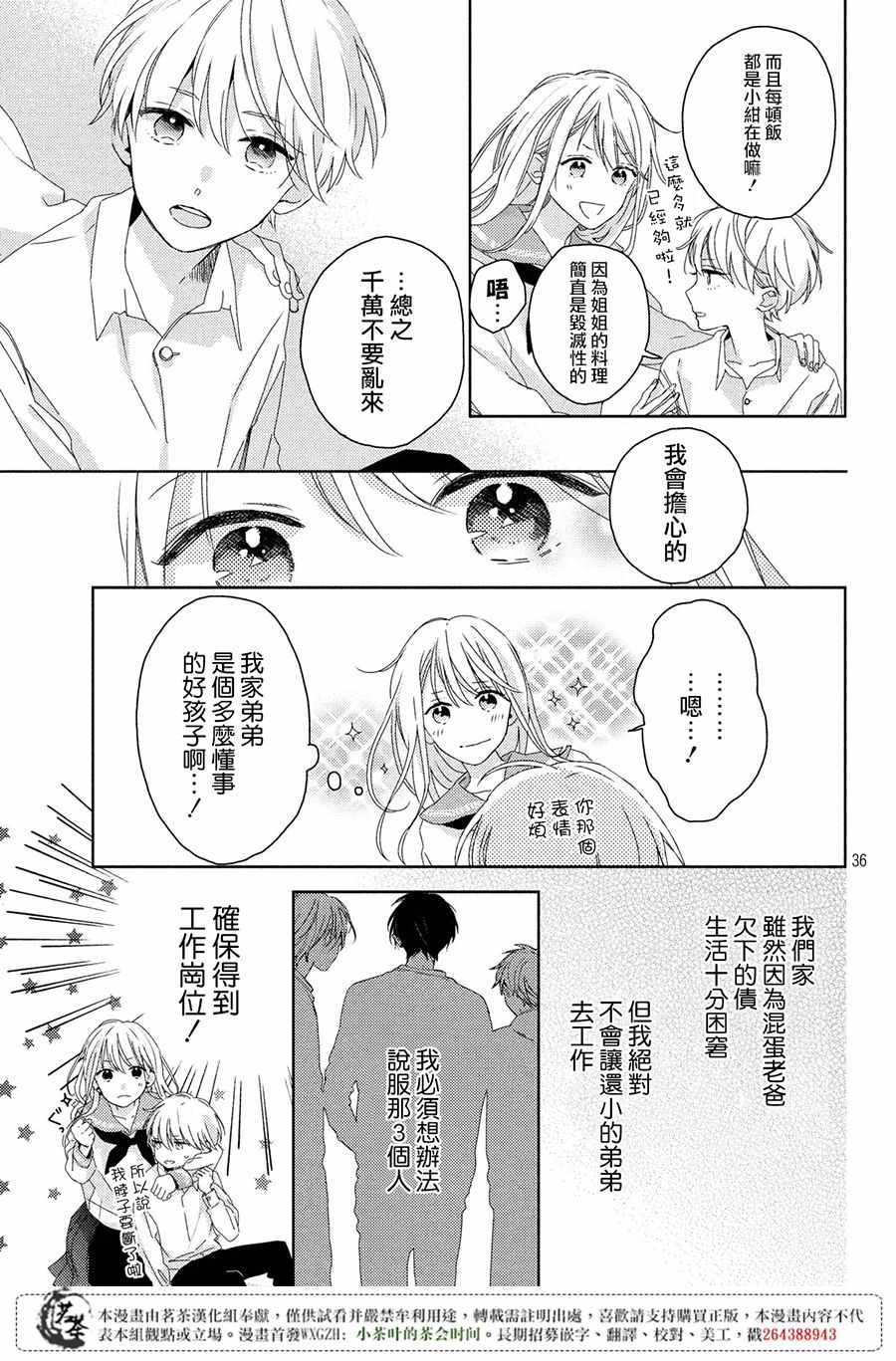 《他们的日常微微苦涩》漫画最新章节第1话免费下拉式在线观看章节第【36】张图片