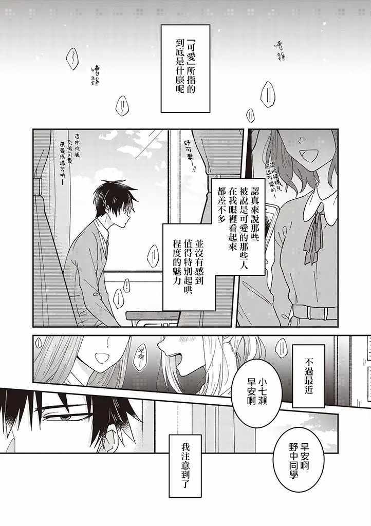 《你特别可爱哦》漫画最新章节第1话免费下拉式在线观看章节第【2】张图片