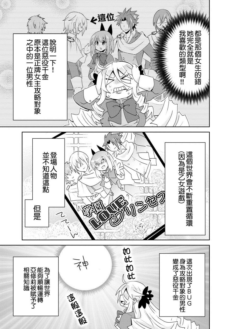 《作为攻略对象的我变成了恶役千金！？》漫画最新章节第1话免费下拉式在线观看章节第【7】张图片