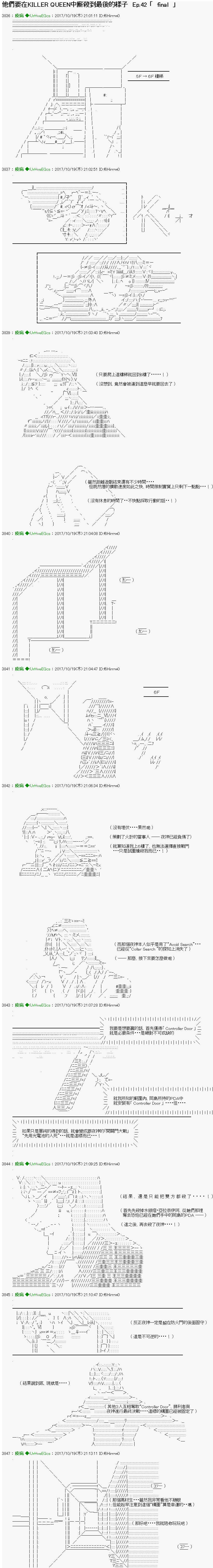 《他们要在KILLER QUEEN中厮杀到最后的样子》漫画最新章节第42话 「　final　」免费下拉式在线观看章节第【1】张图片