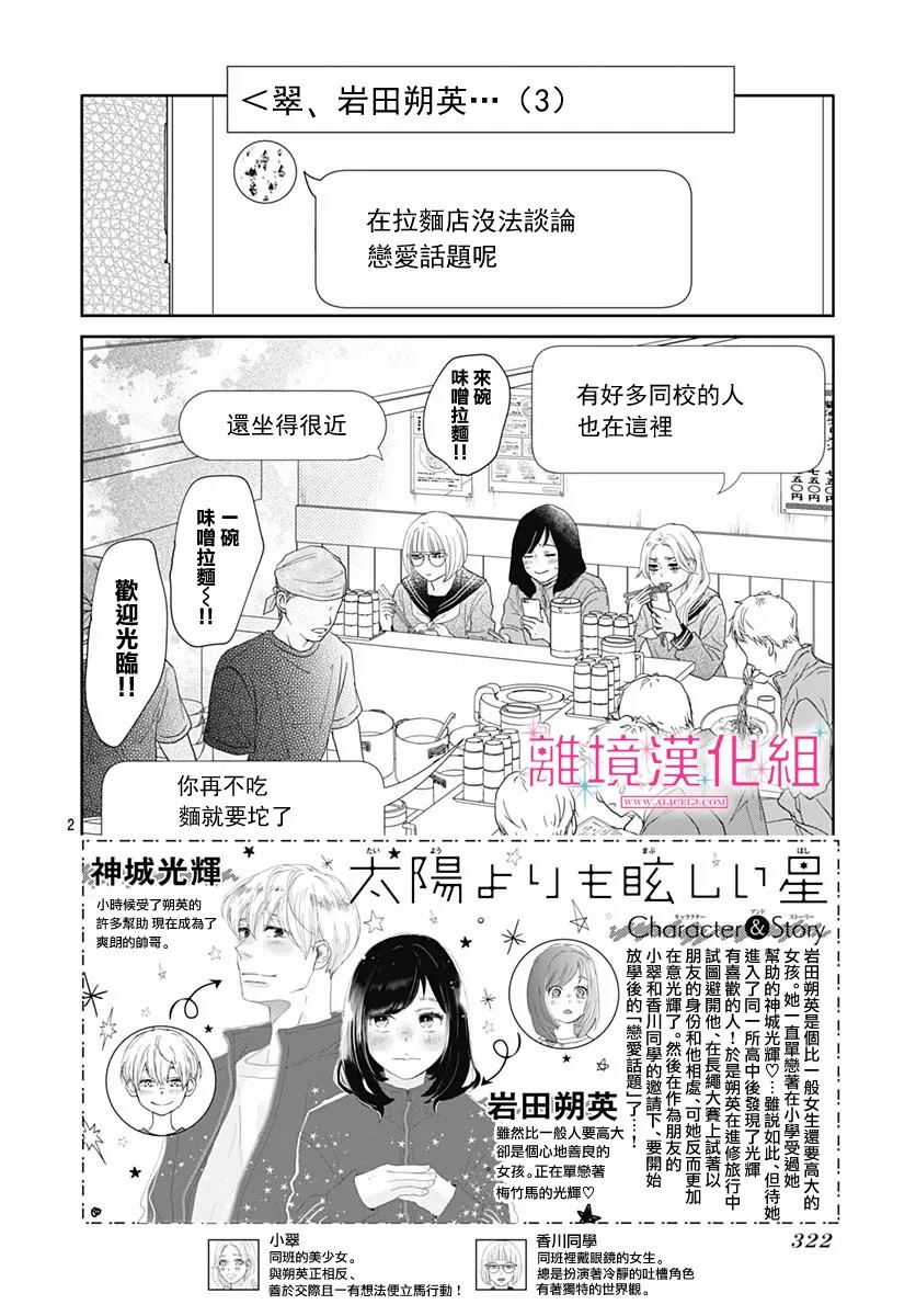 《比太阳更耀眼的星星》漫画最新章节第7话免费下拉式在线观看章节第【2】张图片