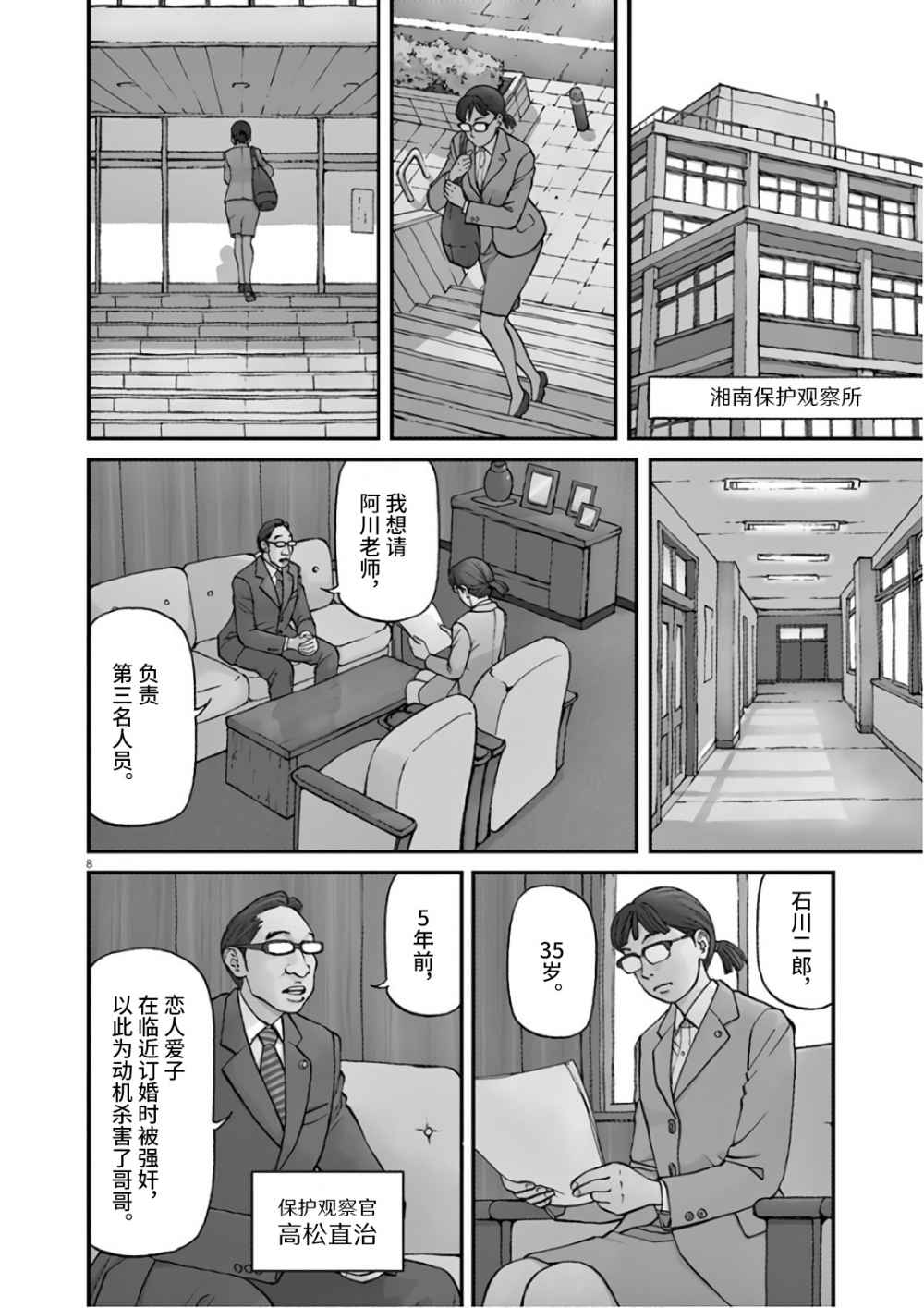 《前科者》漫画最新章节第1话 欢迎回来免费下拉式在线观看章节第【8】张图片